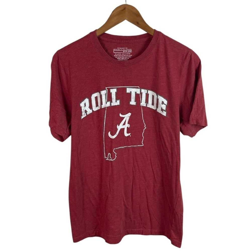 TS123 Men’s Alabama Crimson Tide Collegiate Sports T Shirt M